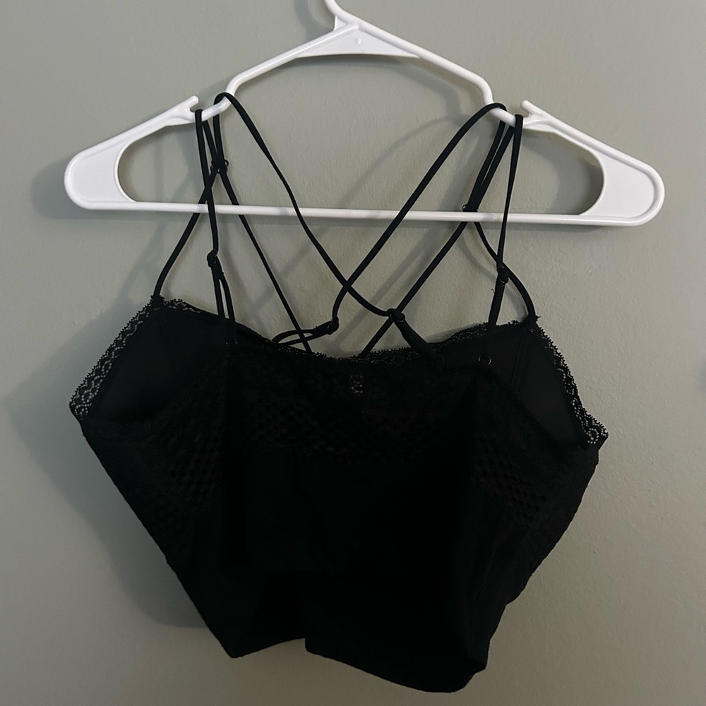 BKE Black Lace Mesh Bralette - Picture 3 of 3